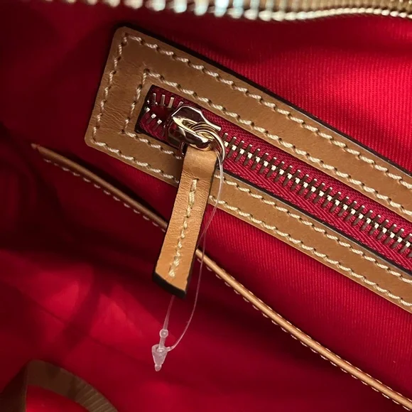 NEW Dooney and Bourke Brown Suede Tote/Handbag - Picture 10 of 11